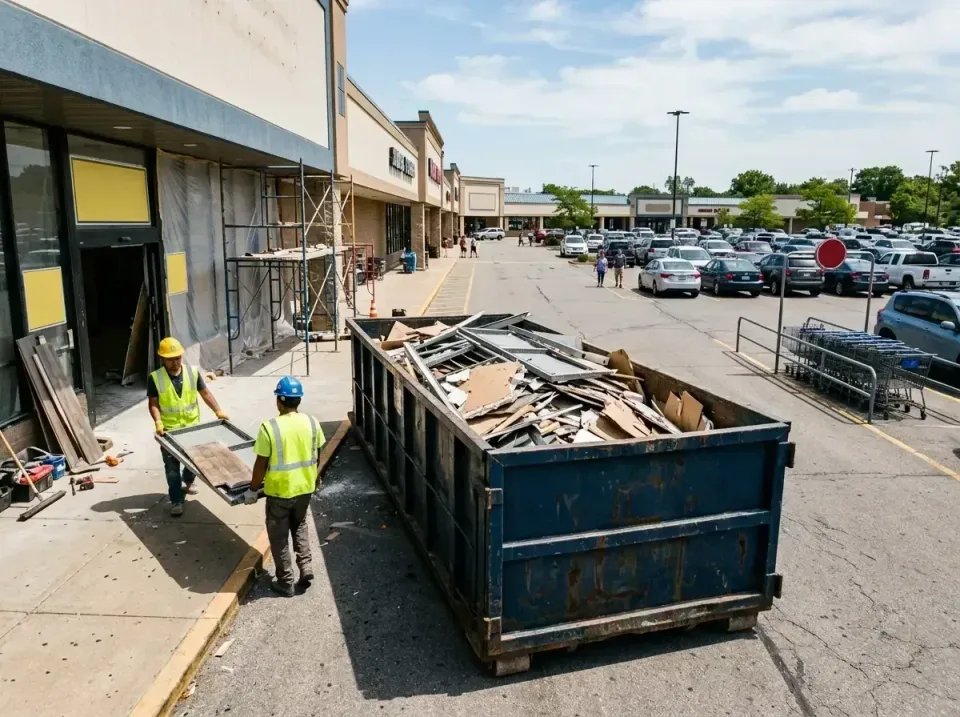 retail-store-renovation-debris-003 — frequently asked questions, Roll-off Dumpster Rentals in McLeansboro, IL